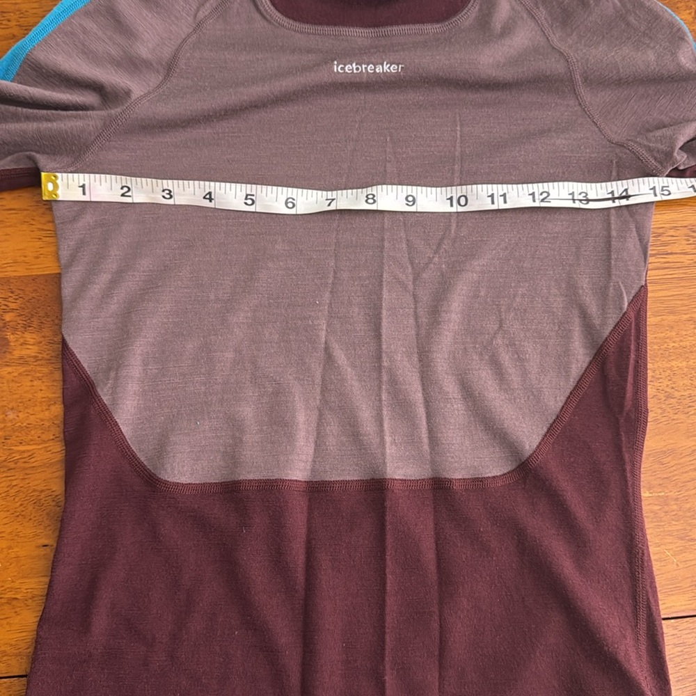 Icebreaker Women's 200 Sonebula Long Sleeve High Neck Thermal Top in XS - Picture 4 of 7